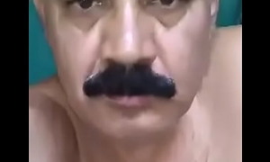 Desi hairy uncle masturbating